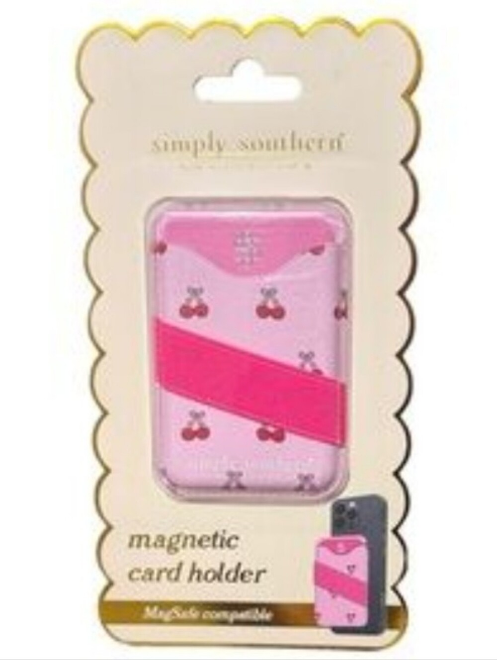 Simply Southern-Cherry 🍒MagSafe Phone Card Pocket 🩷